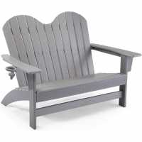Vonhaus Adirondack Love Seat For Garden - 2 Seater  Лагерни маси и столове