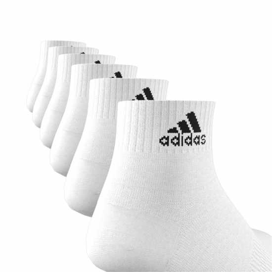 Adidas Sportswear Ankle Socks 6P Бяло/Черно Атлетика