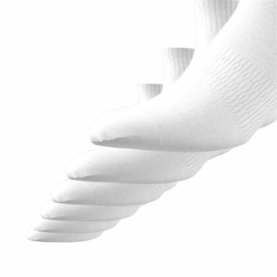 Adidas Sportswear Ankle Socks 6P Бяло/Черно Атлетика