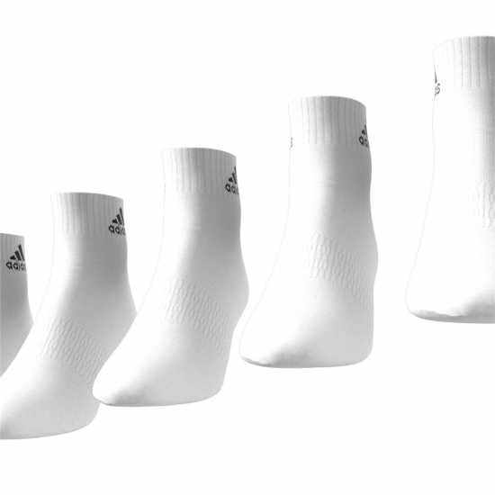 Adidas Sportswear Ankle Socks 6P Бяло/Черно Атлетика