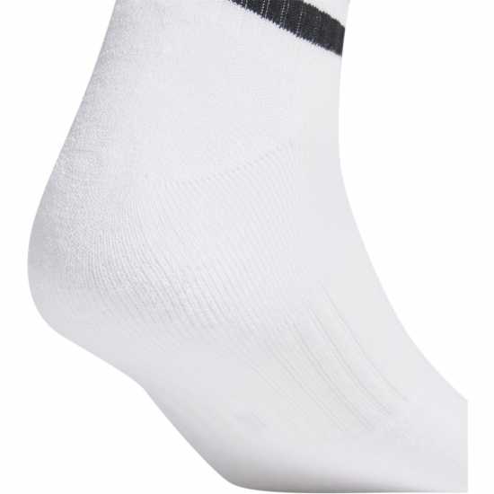 Adidas 3/4 Чорапи 3Бр. 3 Stripe Quarter Sock 3 Pack Бяло/Черно Мъжки чорапи