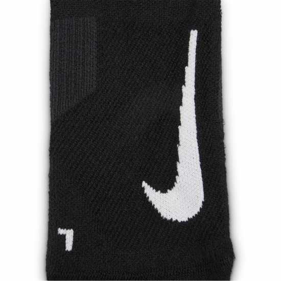 Nike Multiplier Running No-Show Socks (2 Pairs) Черно/Бяло Мъжки чорапи