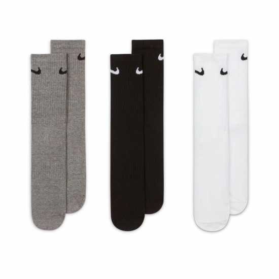 Nike Everyday Lightweight Training Crew Socks (3 Pairs) Multi Мъжки чорапи