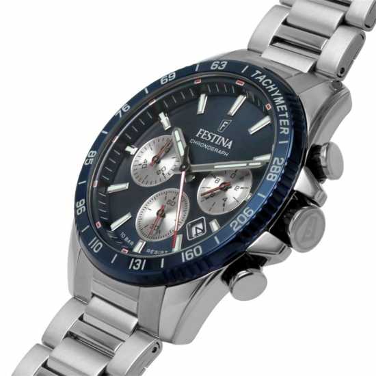 Festina Chronograph Blue Dial Watch  Бижутерия