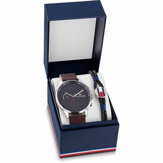 Tommy Hilfiger Hilfiger Chase Watch And Bracelet Gift Set  Часовници