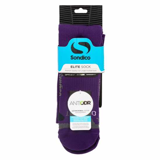 Sondico Футболни Чорапи Elite Football Socks Junior Лилаво Детски чорапи