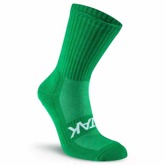 Atak Sports Grip Mid Leg Socks Senior Зелено/Бяло Мъжки чорапи