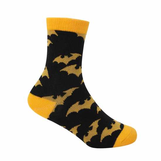 Character Crew Sock 5Pk Children Batman Детски чорапи