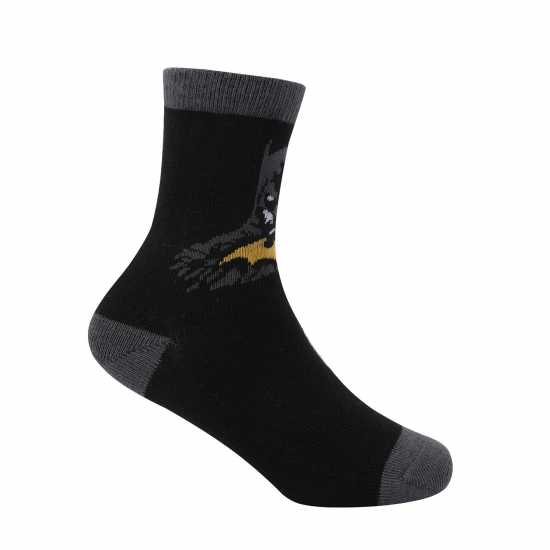 Character Crew Sock 5Pk Children Batman Детски чорапи