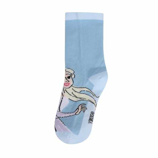 Character Crew Sock 5Pk Children Frozen Детски чорапи