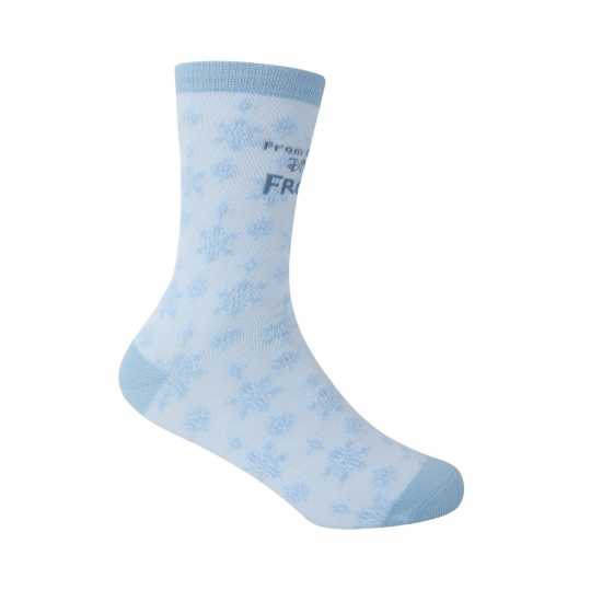 Character Crew Sock 5Pk Children Frozen Детски чорапи