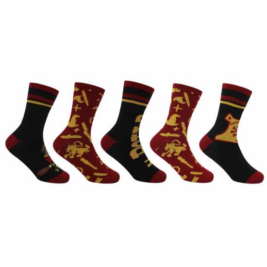 Character Crew Sock 5Pk Children Hogwarts Детски чорапи