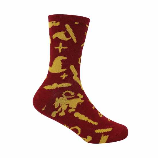 Character Crew Sock 5Pk Children Hogwarts Детски чорапи