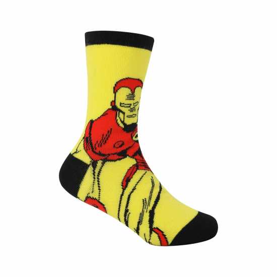 Character Crew Sock 5Pk Children Marvel Детски чорапи