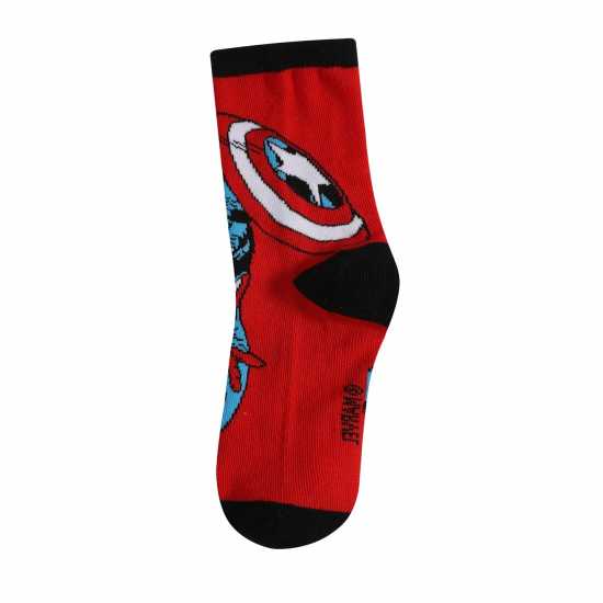 Character Crew Sock 5Pk Children Marvel Детски чорапи