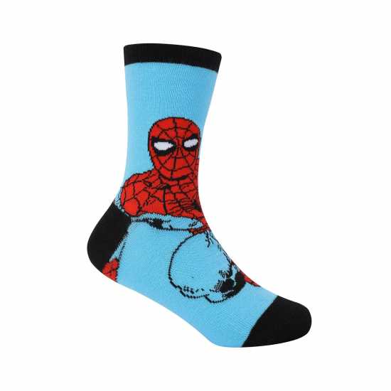 Character Crew Sock 5Pk Children Marvel Детски чорапи