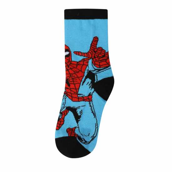 Character Crew Sock 5Pk Children Marvel Детски чорапи