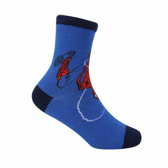 Character Crew Sock 5Pk Children Spider-Man Детски чорапи