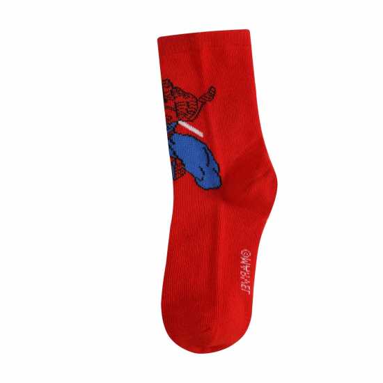 Character Crew Sock 5Pk Children Spider-Man Детски чорапи