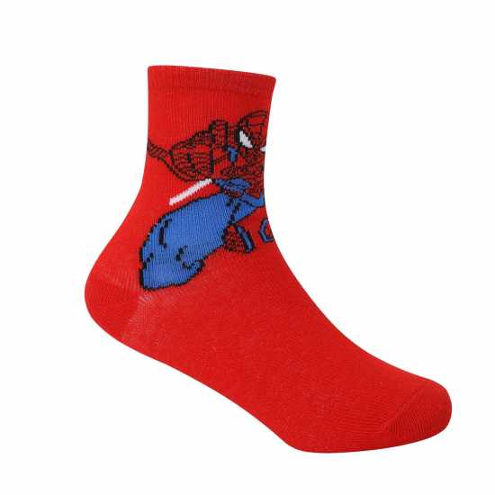 Character Crew Sock 5Pk Children Spider-Man Детски чорапи