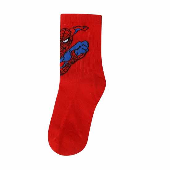 Character Crew Sock 5Pk Children Spider-Man Детски чорапи