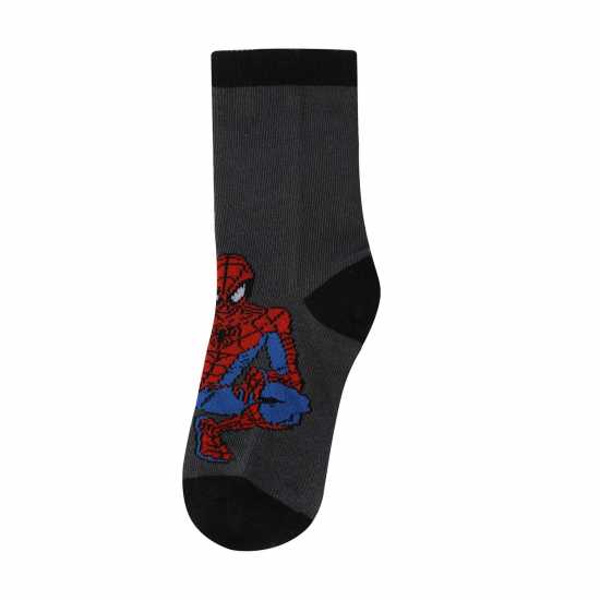 Character Crew Sock 5Pk Children Spider-Man Детски чорапи