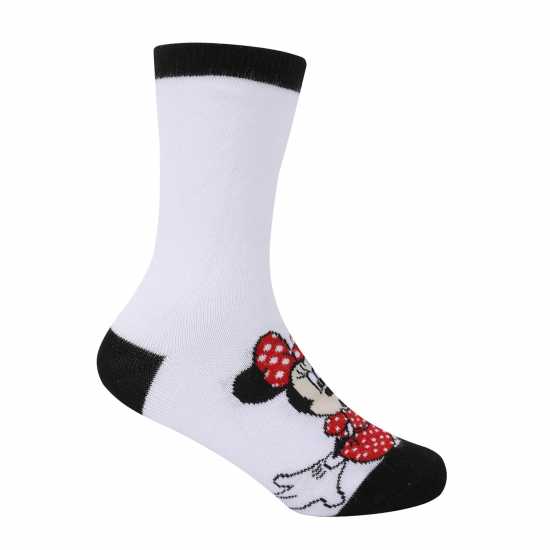 Character Crew Sock 5Pk Children Minnie Детски чорапи