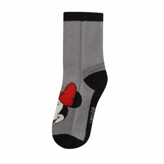 Character Crew Sock 5Pk Children Minnie Детски чорапи