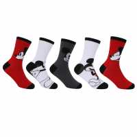 Character Crew Sock 5Pk Children Mickey Mouse Детски чорапи