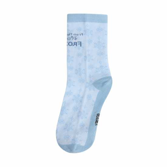 Character Crew Sock 5Pk Junior Frozen Детски чорапи