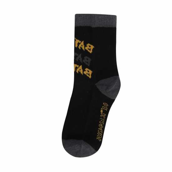 Character Crew Sock 5Pk Junior Batman Детски чорапи