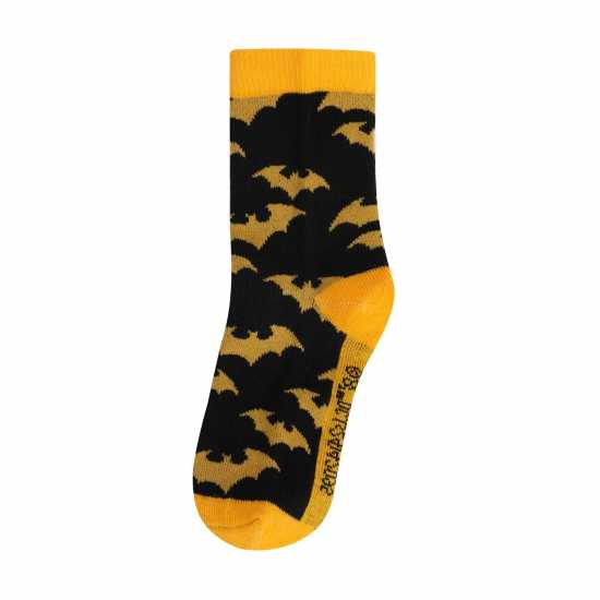 Character Crew Sock 5Pk Junior Batman Детски чорапи