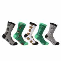 Character Crew Sock 5Pk Junior Star Wars Детски чорапи