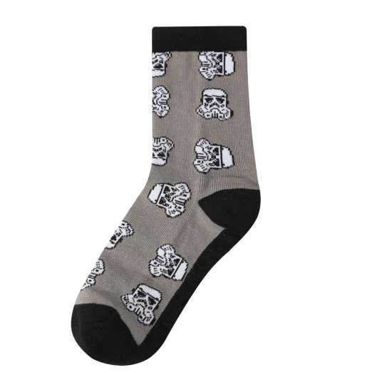 Character Crew Sock 5Pk Junior Star Wars Детски чорапи