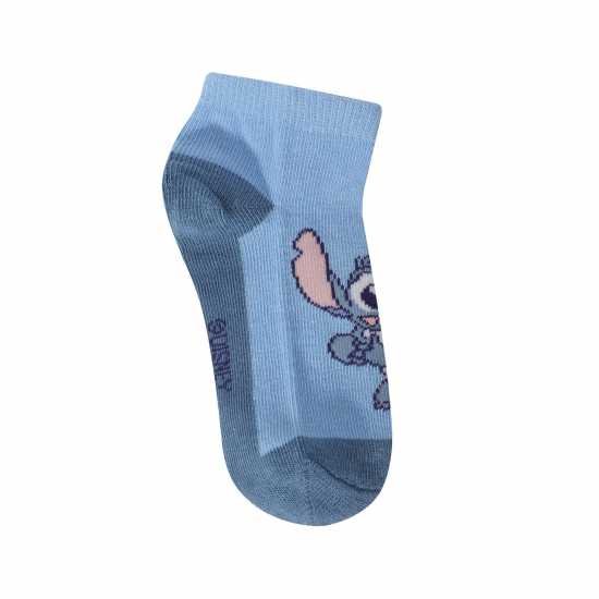 Character Trainer Sock 5Pk Infant Стич Атлетика