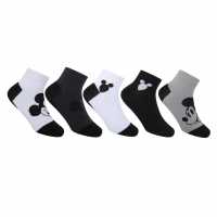 Character Trainer Sock 5Pk Infant Мики Маус Детски чорапи