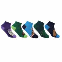 Character Trainer Sock 5Pk Infant  Детски чорапи