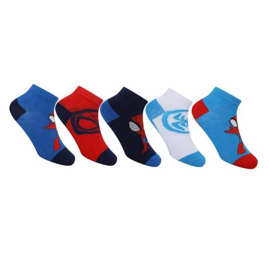 Character Trainer Sock 5Pk Infant Человекът-паяк Детски чорапи