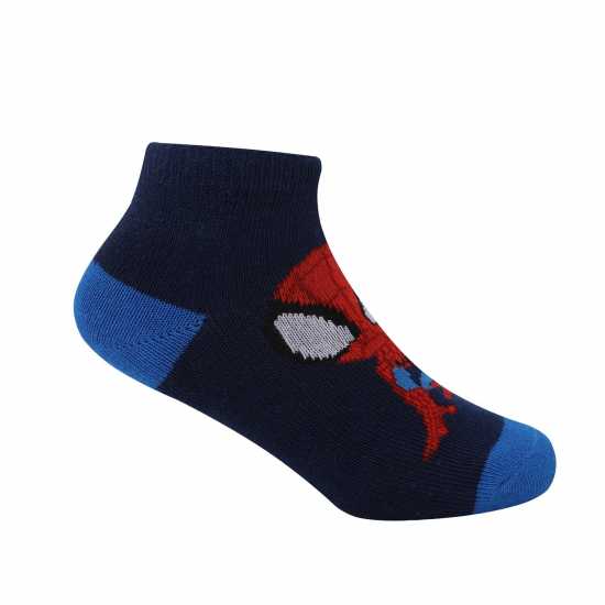 Character Trainer Sock 5Pk Infant Человекът-паяк Детски чорапи