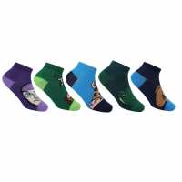 Character Trainer Sock 5Pk Junior  Детски чорапи