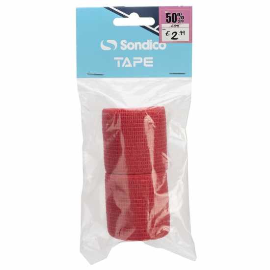 Sondico 2Pk Sck Tape Sn53 Червено Футболни аксесоари