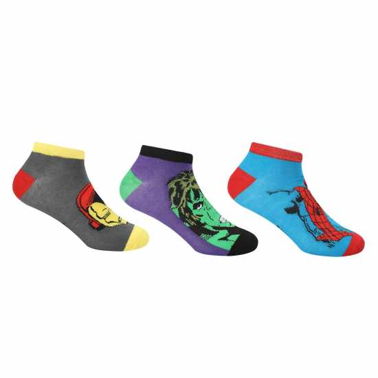 3Бр. Опаковка Мъжки Чорапи Character Trainer Socks 3 Pack Mens  