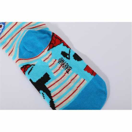 Character Мъжки Чорапи С Ластик 3Бр. 3 Pack Crew Socks Infants  Детски чорапи