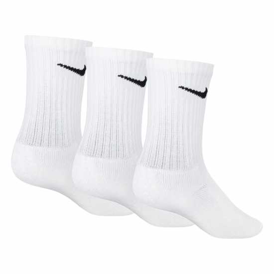 Nike Basic Crew 3Pk Sock Infants Бяло Детски чорапи