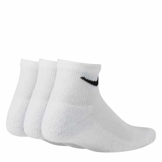 Nike Basic Ankle 3Pk Childs White Детски чорапи