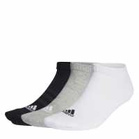 Adidas 3-Pack Cushioned Low-Cut Socks Juniors Средно сиво Хе 