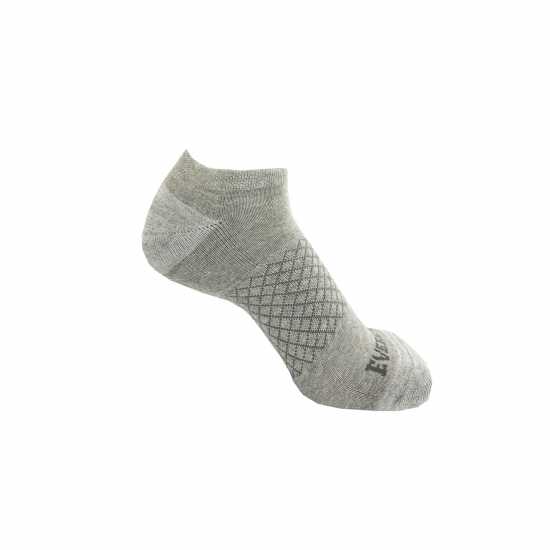 Everlast 6Pk Trainer Sock Ladies Сиво Дамски чорапи