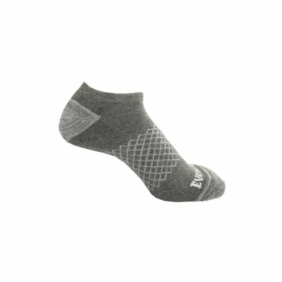 Everlast 6Pk Trainer Sock Ladies Сиво Дамски чорапи