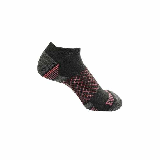 Everlast 6Pk Trainer Sock Ladies Сиво Дамски чорапи