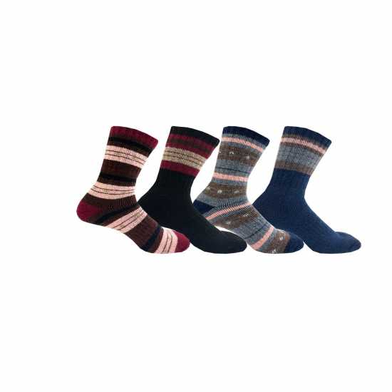 Giorgio 4 Pack Crew Socks Разнообразни Дамски чорапи